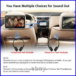 10.1 inch LCD HD Touch Screen Car Headrest DVD Player FM SD IR USB Game Player
