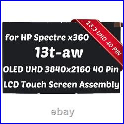 13.3 for HP Spectre x360 13t-aw 13t-aw100 UHD OLED LCD Touch Screen Assembly