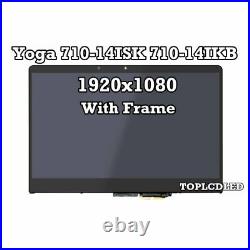 14.0 1920 x 1080 Lenovo Yoga 710-14IKB 80V4 LCD Touch Display Screen Assembly