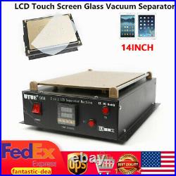 14 LCD LED Touch Screen Glass Vacuum Separator Cellphone Repair Hot Plate Tool