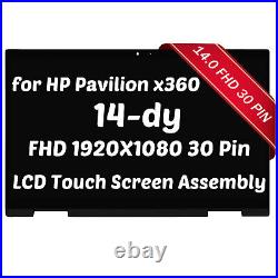 14 for HP Pavilion x360 14-dy 14-dy2010nr FHD LCD Touch Screen Display Assembly