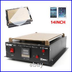 14 inch LCD Touch Screen Hot Plate Glass Vacuum Separator Phone Repair Machine