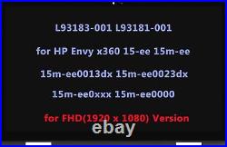 15.6'' FHD LCD Touch Screen Digitizer Assembly for HP ENVY x360 15-ee L82481-441