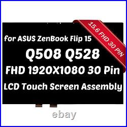 15.6 for ASUS ZenBook Flip 15 Q528 Q528E Q528EH FHD LCD Touch Screen Assembly