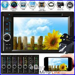 2 DIN In Dash LCD HD Bluetooth Car Stereo Radio MP3 Player AUX Touch Screen USA