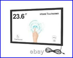 23 inch USB IR Multi touch screen overlay for Dell HP lenovo touch scree LCD