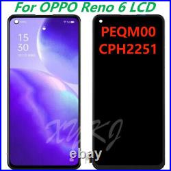 6.43OEM AMOLED For OPPO Reno 6 5G LCD Touch Screen Digitizer Replace Repair Lot