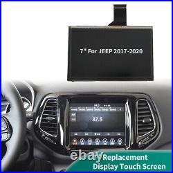 7 LCD Display Touch Screen For 2017-2020 Jeep Compass Radio Navigation Replace