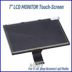 7 LCD Display Touch Screen Replacement For JEEP Uconnect Radio Navigation 17-20