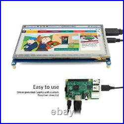 7 inch HDMI LCD 1024×600 Resolution Capacitive Touch Screen for Raspberry pi