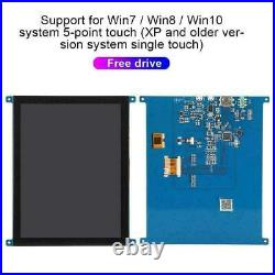 8 inch 1024x768 Capacitive Touch Screen LCD Display for Raspberry Pi 4B/3B/MinPC