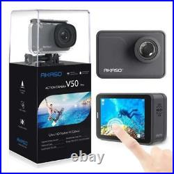 AKASO V50 Pro Native 4K 20MP WiFi Action Camera LCD Touch Screen with 32G SD Card
