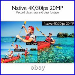 AKASO V50 Pro Native 4K/30fps 20MP WiFi Action Camera LCD Touch Screen + 32G SD