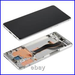 Best OLED Display LCD Touch Screen for Samsung Galaxy S20 Plus+Cloud White Frame