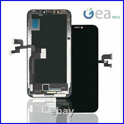 DISPLAY LCD Schermo GX SOFT OLED Per Apple iPhone X Touch Screen + Frame NERO