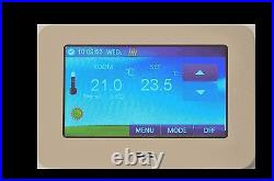 Digital Raumthermostat LCD Color Touchscreen 4,3 inch Uhrenthermostat