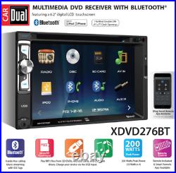 Dual Electronics XDVD276BT 6.2 inch LED Backlit LCD Multimedia Touch Screen