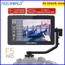 FEELWORLD F5 Pro Touch Screen 4K HDMI 5.5 LCD IPS DSLR Camera Field Monitor