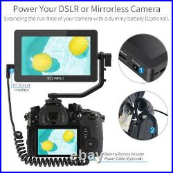 FEELWORLD F6 Plus 5.5 inch DSLR Camera Field Monitor HDR 3D LUT Touch Screen LCD