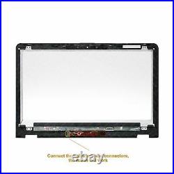 For HP ENVY x360 M6-AQ103DX m6-aq105dx 15.6 FHD LCD Touch Screen Assembly+Bezel