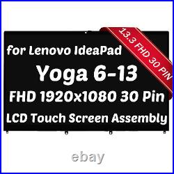 For Lenovo IdeaPad Yoga 6-13ARE05 6-13ACL6 LCD Touch Screen Bezel FHD 5D11B22390