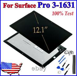 For Microsoft Surface Pro 3 1631 Lcd Touch Screen Digitizer Assembly +Protector