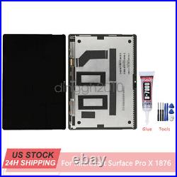 For Microsoft Surface Pro X 1876 LCD Display Touch Screen Assembly Digitizer