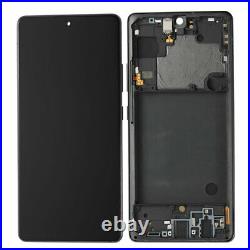 For Samsung Galaxy A70 A70S A71 A71 5G A72 OLED Display LCD Touch Screen ± Frame