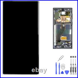 For Samsung Galaxy Note 10 6.3 Inch LCD Screen Digitizer with Aura Black Frame