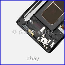 For Samsung Galaxy Note 8 Black OLED Display LCD Touch Screen Frame Replacement