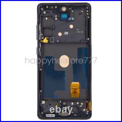 For Samsung Galaxy S20 FE 5G UW Display LCD Touch Screen Digitizer Frame Blue