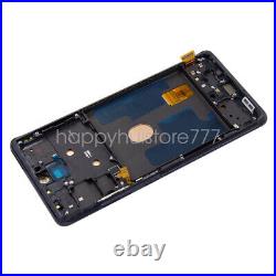 For Samsung Galaxy S20 FE 5G UW Display LCD Touch Screen Digitizer Frame Blue