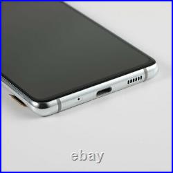 For Samsung Galaxy S20 FE G780 LCD Display Touch Screen Replacement+White Frame