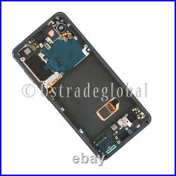 For Samsung Galaxy S21 5G SM-G991U G991 LCD Display Touch Screen Replace Frame