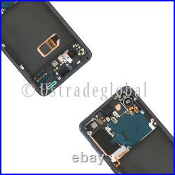 For Samsung Galaxy S21 5G SM-G991U G991 LCD Display Touch Screen Replace Frame