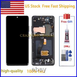 For Samsung Galaxy S21 Ultra G998 OLED LCD Display Touch Screen Digitizer Frame