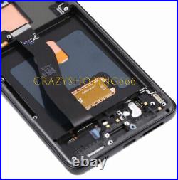 For Samsung Galaxy S21 Ultra G998 OLED LCD Display Touch Screen Digitizer Frame