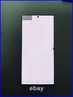For Samsung Galaxy S22 Ultra S908U OEM LCD Display Touch Screen Glass Frame Spot