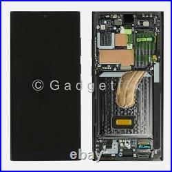 For Samsung Galaxy S23 Ultra S918U OLED Display Touch Screen Digitizer + Frame