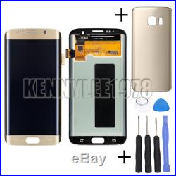 For Samsung Galaxy S7 Edge G935F lcd display touch screen Digitizer Gold+cover