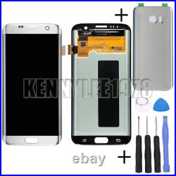 For Samsung Galaxy S7 Edge G935F lcd display touch screen Digitizer silver+cover