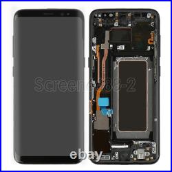For Samsung Galaxy S8 S8+ Plus LCD Display Touch Screen Digitizer Assembly+Frame