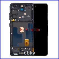 For Samsung S20 FE 5G SM-G781V G781U G871B LCD Touch Screen Assembly+Blue Frame