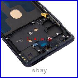 For Samsung S20 FE 5G SM-G781V G781U G871B LCD Touch Screen Assembly+Blue Frame