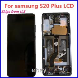 For Samsung S20+ S20 Plus LCD Display Screen Touch Digitizer + Frame Assembly