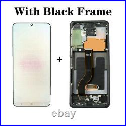 For Samsung S20+ S20 Plus LCD Display Screen Touch Glass Digitizer + Frame (C)
