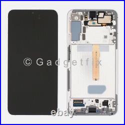 For White Samsung Galaxy S22 Plus S906 OLED Display Touch Screen Digitizer Frame