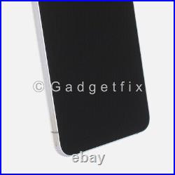 For White Samsung Galaxy S22 Plus S906 OLED Display Touch Screen Digitizer Frame