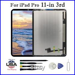 For iPad Pro 11 3rd 2021 Gen LCD Display Touch Screen Assembly A2377 A2459 2301