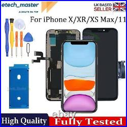 For iPhone 11 X XR XS Max Screen Replacement LCD OLED 3D Touch Digitizer Upgrade